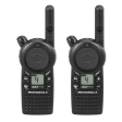 2 Pack of Motorola CLS1410 UHF 1 Watt 4 Channel Lightweight Business Radio on Sale