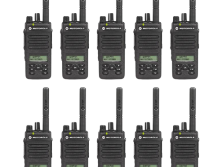 10 Pack of Motorola XPR3500e UHF 403-527MHz MOTOTRBO Digital Bluetooth WIFI Radio AAH02RDH9VA1AN NON-IS (New Customer Return) Online Hot Sale