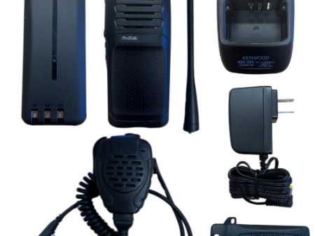 Kenwood NX-P1300AU UHF 450-520MHz 64 Channels 5 Watts Analog Two-Way Radio and Speaker Microphone Sale