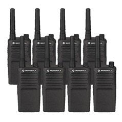 8 Pack of Motorola RMU2080 Two Way Radio Walkie Talkies with Programming Video For Cheap