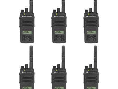 6 Pack of Motorola XPR3500e UHF 403-527MHz MOTOTRBO Digital Bluetooth WIFI Radio AAH02RDH9VA1AN NON-IS (New Customer Return) Discount