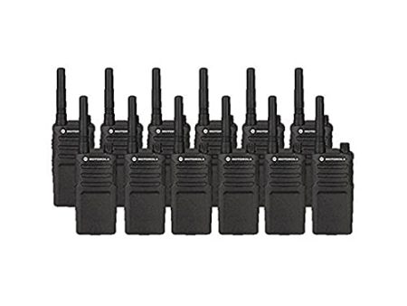 12 Pack of Motorola RMM2050 Two Way Radio Walkie Talkies Sale