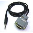 Icom  OPC-478 Rib-Less Serial to handheld programming cloning cable w  RS-232S connector for radios with 2-pin connectors F24, F21, F2000, F4001, F3011, IP100H, and more For Discount