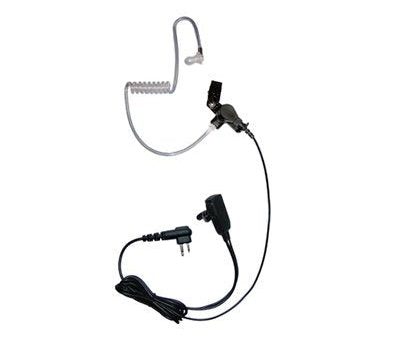 Klein Signal 2 Pin Earpiece with PTT Button Built in Mic 2 Way Radio Earpiece Headset Split Wire for Blackbox Plus Blackbox Bantam Motorola CP Series and Other 2 pin Radios For Sale