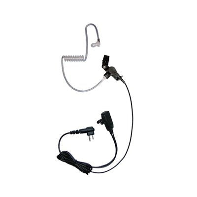 Klein Signal 2 Pin Earpiece with PTT Button Built in Mic 2 Way Radio Earpiece Headset Split Wire for Blackbox Plus Blackbox Bantam Motorola CP Series and Other 2 pin Radios For Sale