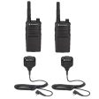 2 Pack Motorola RMU2040 Radios with Speaker Mics Sale