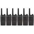 6 Pack of Motorola RMM2050 Two Way Radio Walkie Talkies Discount