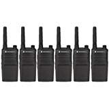 6 Pack of Motorola RMM2050 Two Way Radio Walkie Talkies Discount